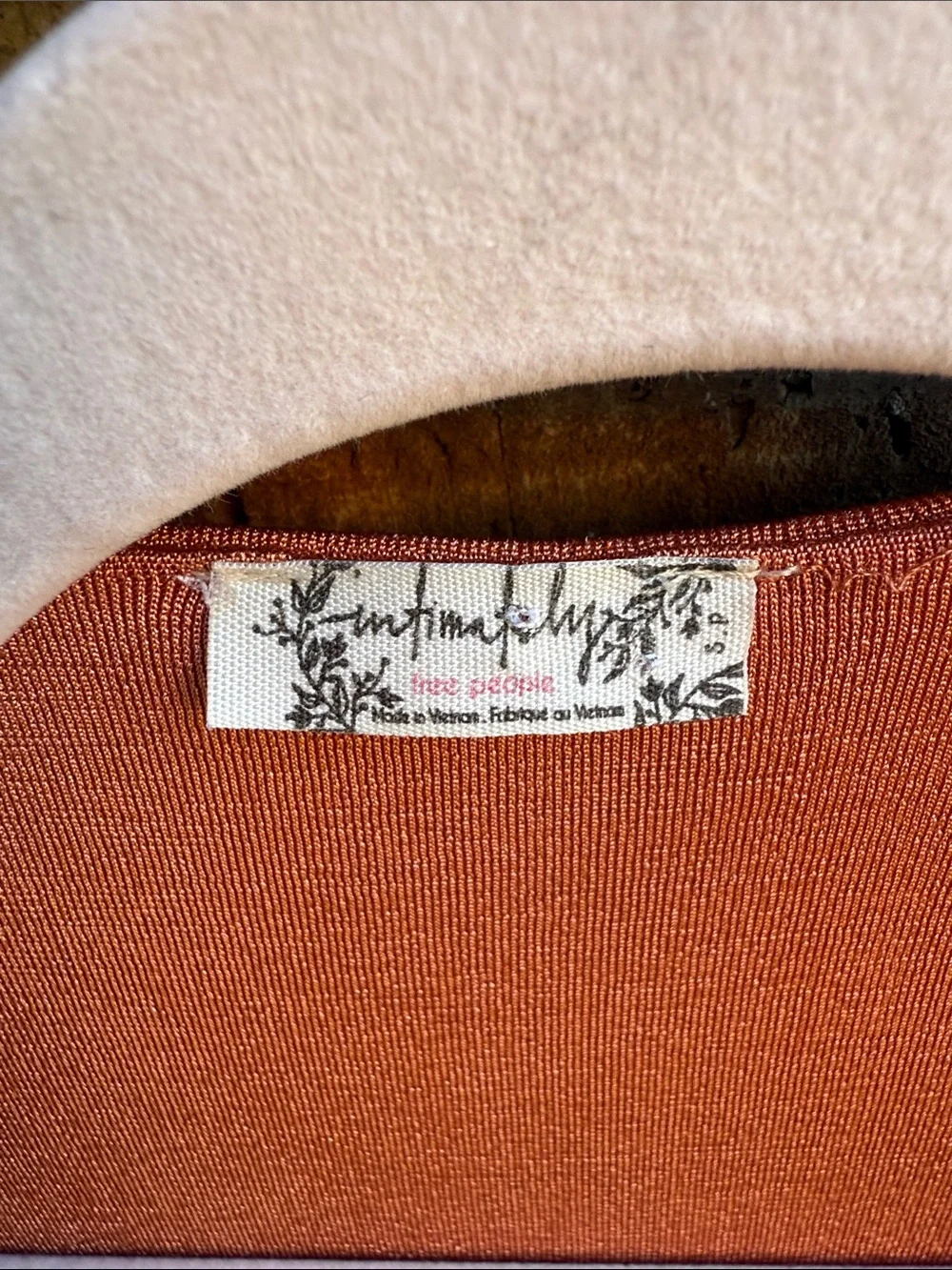 Free People Intimately Ladies S Turnt Bodysuit in a Terracotta or Ginger Spice